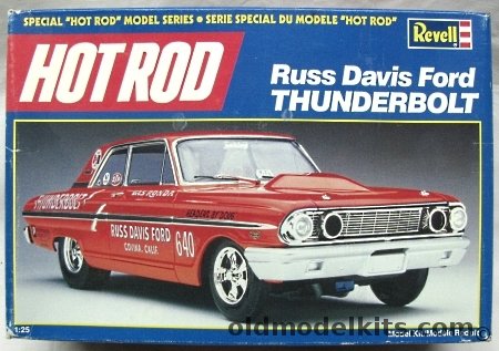 Revell 1/25 1964 Fairlane Thunderbolt Russ Davis Ford, 7451 plastic model kit